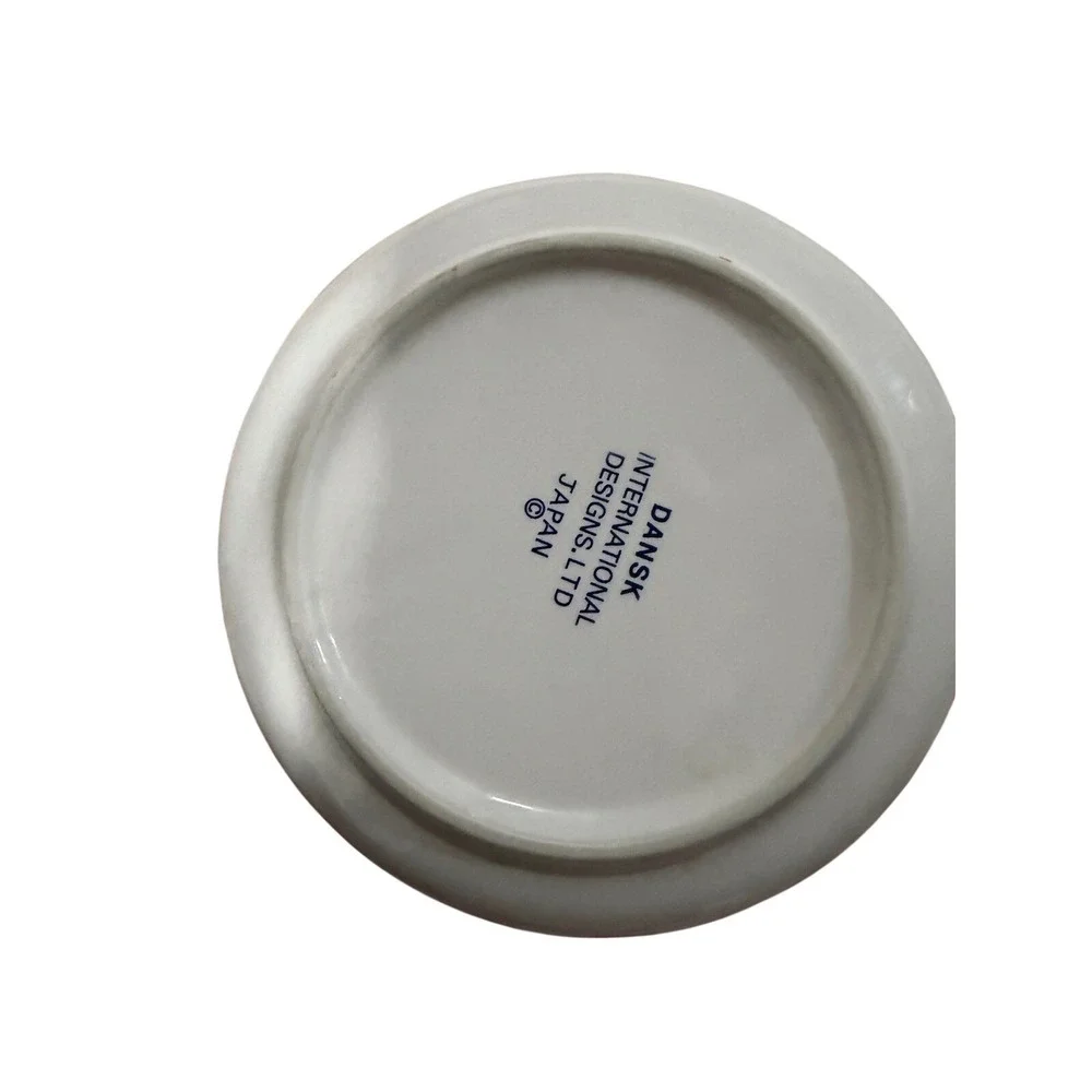 Dansk International Designs Japan White Ceramic Round Serving Bowl 7 inch‎ MCM